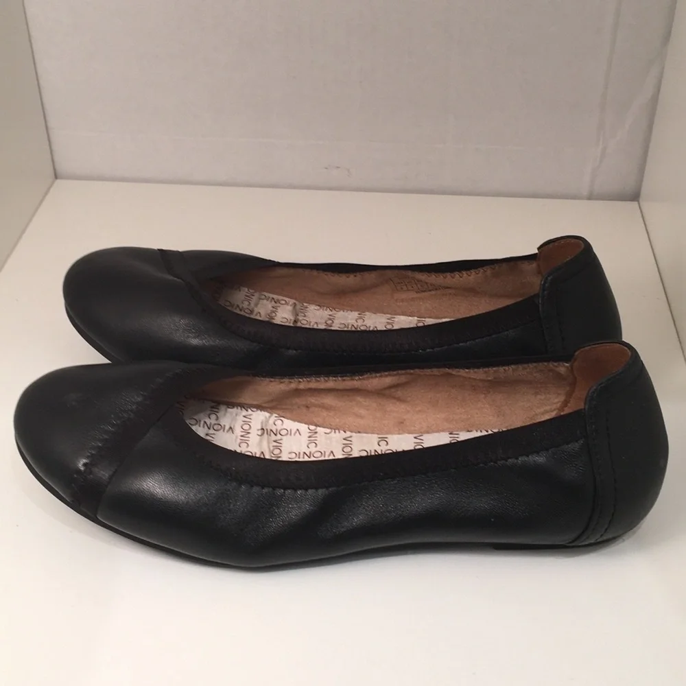 Vionic Shoes Flats Size 6 Black SB-J